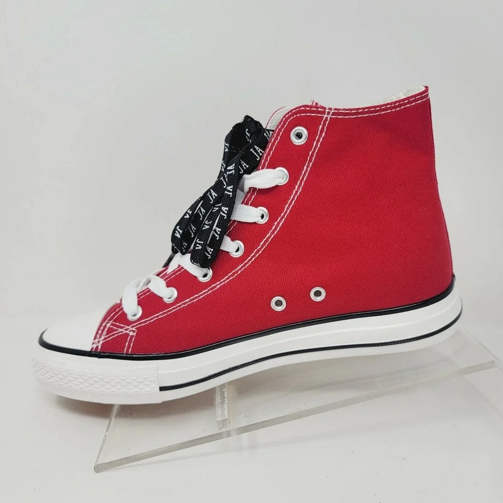 Jenn Ardor Sneakers Women's Sz 9.5 M High Top Red Canvas